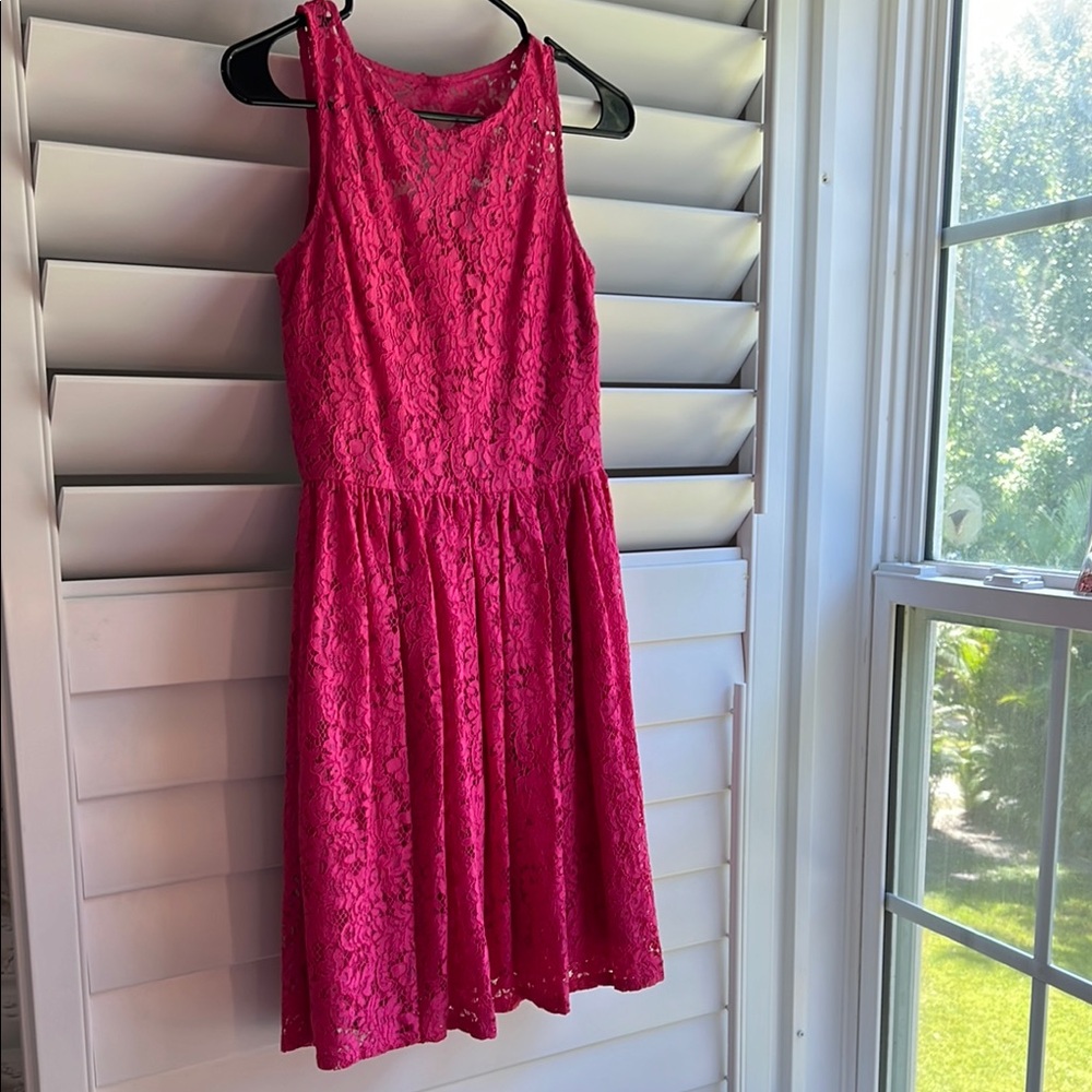 Ralph Lauren Kids Formal Pink Lace Dress